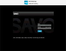 Tablet Screenshot of gosavo.com